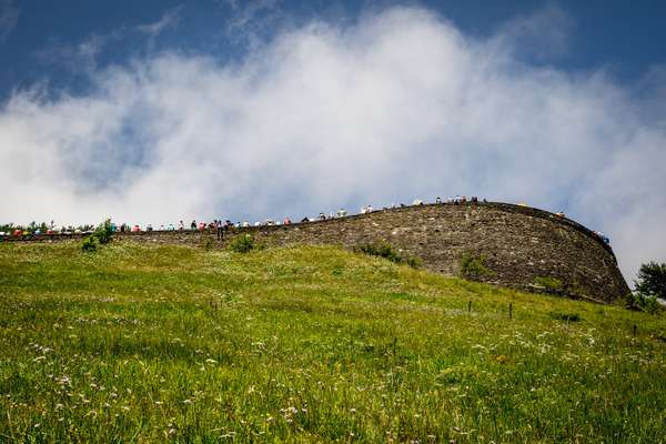 Spectators on the Col de Peyresourde - Tour de France 2017